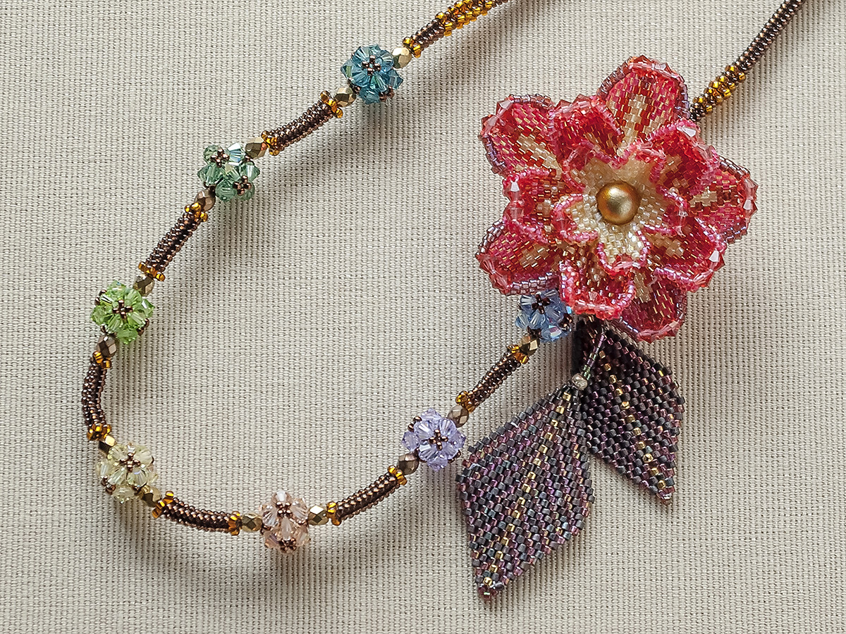 7色のスワロボールチョーカー＆コサージュセット